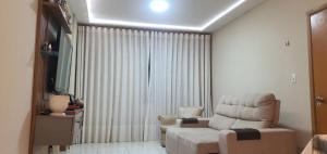 TV a/nebo společenská místnost v ubytování Suíte AP belem