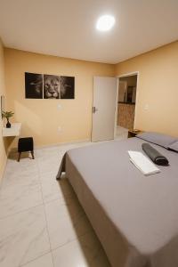 Postel nebo postele na pokoji v ubytování Apartamento inteiro Pé No Forró