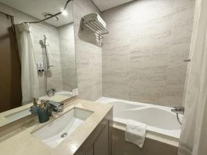Koupelna v ubytování Mohenic Hotel Seoul Myeongdong
