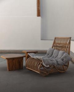 A seating area at Siora of Paros - Ammiralis & Castelis