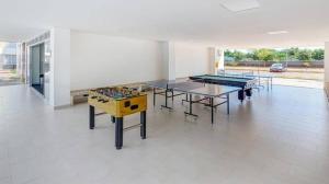 Stolní tenis v ubytování Relajate Club House con Piscina y BBQ nebo okolí