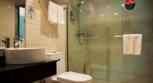 Ένα μπάνιο στο GreenTree Inn Wuhu Fangte Second Phase Nanxiang Wanshang Express Hotel