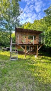 Herní místnost nebo prostor pro děti v ubytování Tiny house Modřínka