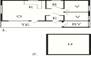 Půdorys ubytování 6 person holiday home in Nordli-By Traum