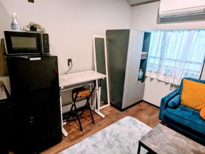 Η κουζίνα ή μικρή κουζίνα στο The rosemary in shinokubo-shinjuku +23 φωτογραφίες