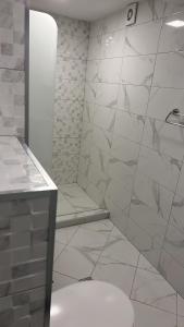 A bathroom at Holiday Village Lozenets