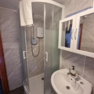 Koupelna v ubytování Tracey's Driftwood