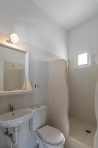 A bathroom at Apollon Rooms