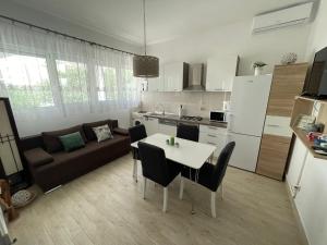 Kuchyň nebo kuchyňský kout v ubytování Apartman Mira
