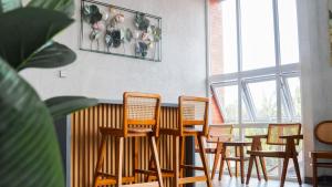 Istumisnurk majutusasutuses Casa de Java Cirebon
