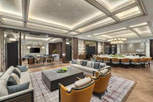 Posezení v ubytování Crowne Plaza Rugao