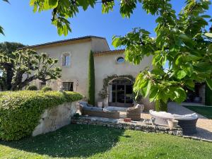 Zahrada ubytování Mas aux gourmandises