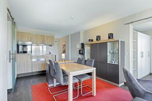 Kuchyň nebo kuchyňský kout v ubytování Resort Deichgraf Resort Deichgraf 31-08