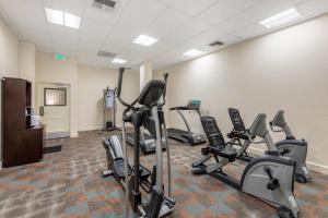 Fitness centrum a/nebo fitness zařízení v ubytování Clarion Hotel Anaheim Resort