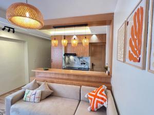 Μια τηλεόραση ή/και κέντρο ψυχαγωγίας στο Urban Nest Agadir - City Center Apartment