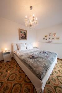 Postel nebo postele na pokoji v ubytování Oasi relax