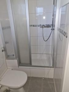Ένα μπάνιο στο Wohnen in Elbenähe