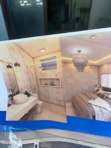 Ένα μπάνιο στο Casa com piscina