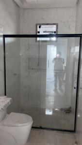 Ένα μπάνιο στο Casa com piscina