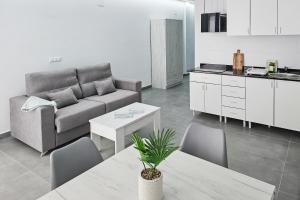 Kuchyň nebo kuchyňský kout v ubytování Ro's Lil Suites San Juan Alicante