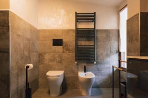 Koupelna v ubytování Hotel Valle Pesio Ristorante
