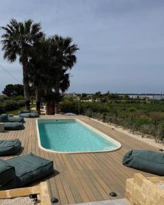 Πισίνα στο ή κοντά στο Casa B, Room 4 - mit Pool - at Lagoon - Lo Stagnone Kite Spot - Palm Kite Paradise