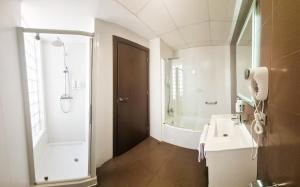 Kúpeľňa v ubytovaní Hotel Clopy Rocamar