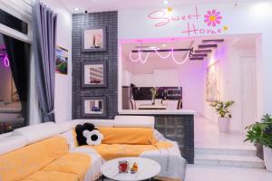 Η κουζίνα ή μικρή κουζίνα στο Dalat Lefarm Villa Sân Vườn +44 φωτογραφίες