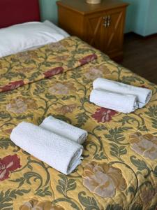 Letto o letti in una camera di Hotel Lileo