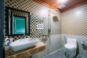 Koupelna v ubytování Ma Pi Leng Hotel