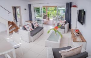 Posezení v ubytování Villas Coco Beach Praslin