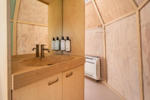 Η κουζίνα ή μικρή κουζίνα στο Cabin Atalanta