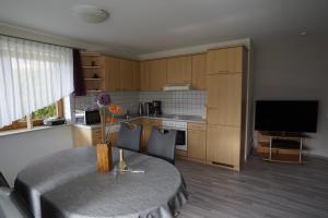 Kuchyň nebo kuchyňský kout v ubytování Ferienwohnung Bohnert