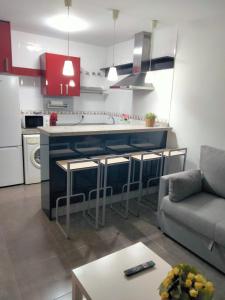 Køkken eller tekøkken på Rincón del mar