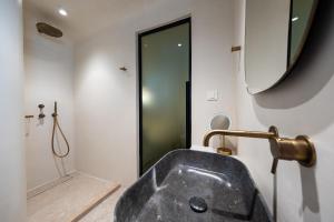 Koupelna v ubytování Hotel Oasis
