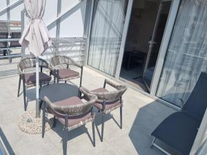 Balkón nebo terasa v ubytování Apartments Daki