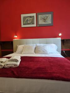 Posteľ alebo postele v izbe v ubytovaní B&B Vaticanrooms
