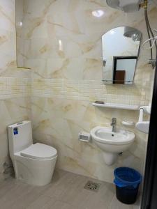 Ένα μπάνιο στο Residence Alpha