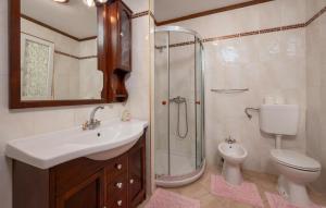 Koupelna v ubytování Apartment Medulin Krase Ii