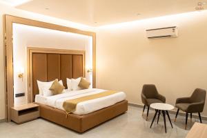 Hotel QUBA客房内的一张或多张床位