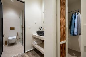 Koupelna v ubytování Hotel Oasis