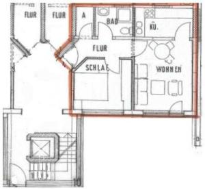 Grundriss der Unterkunft Zinnowitz Haus Zur Düne