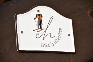 Ein Zertifikat, Auszeichnung, Logo oder anderes Dokument, das in der Unterkunft Erika´s Häuschen ausgestellt ist