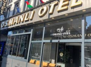 a sign on the front of a restaurant at Samsun Osmanlı Otel in Samsun