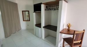 Kuchyň nebo kuchyňský kout v ubytování Hotel Malibu