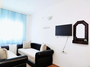 Televiisor ja/või meelelahutuskeskus majutusasutuses Apartments Hija