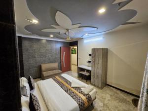 Krevet ili kreveti u jedinici u okviru objekta Hotel Opera Delhi Airport