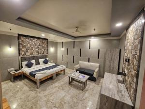 Krevet ili kreveti u jedinici u okviru objekta Hotel Opera Delhi Airport