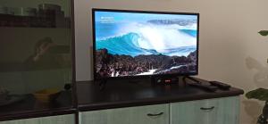 Μια τηλεόραση ή/και κέντρο ψυχαγωγίας στο Casa Vista Mare nel centro di Peschici