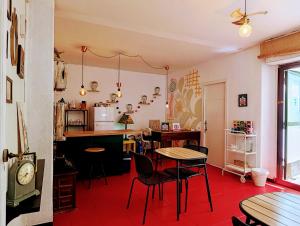 Posezení v ubytování B&B Una Habitación Propia